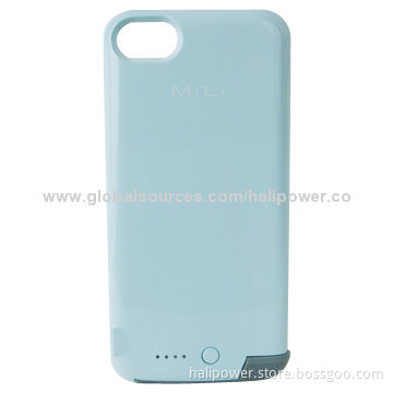 Spring Charging Case for iPhone 5, 2,200mAh Capacity